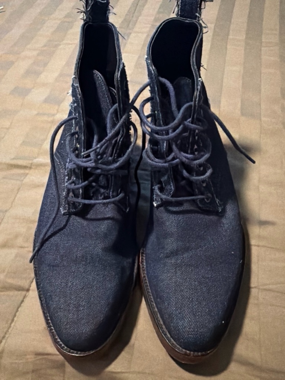3.1 Phillip Lim Black Chukka Lace-Up Boots